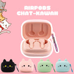 New Arrival Cute Cat Wireless Earphone Bluetooth 5.0 TWS Headset Macaron Earbuds With Mic Charging Box Waterproof
