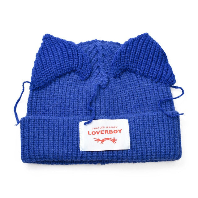 BONNET COTON ESTIVAL STREETWEAR IMPRIME BLEU