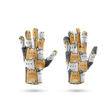 Gants chat kawaii motif chat touch screen